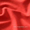 Fireproof Cotton Acrylic Blend Red Warm Underwear Fabric